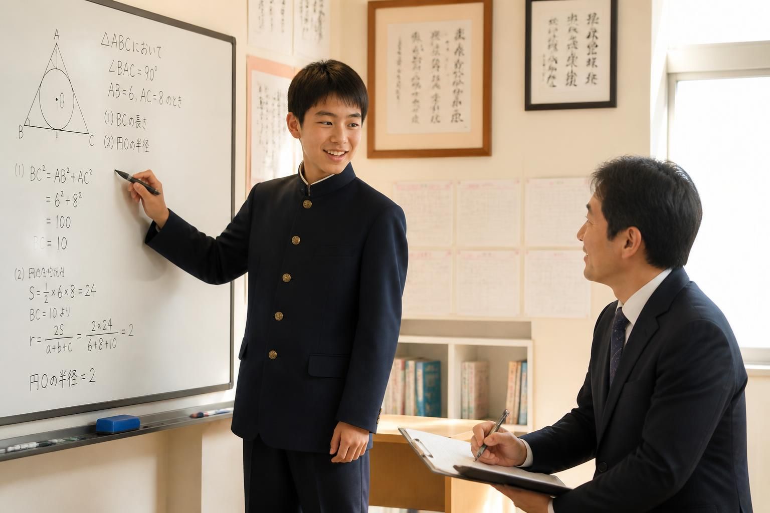 定期テスト対策が手厚いか確認する